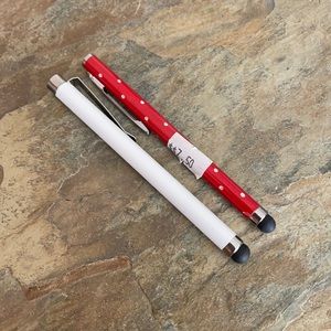 NWT Red & White Cell Phone Or IPad Stylus